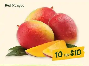 Sprouts Farmers Market Red Mangos offer