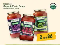 Sprouts Farmers Market Sprouts Organic Pasta Sauce offer
