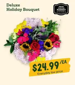 Sprouts Farmers Market Deluxe Holiday Bouquet offer