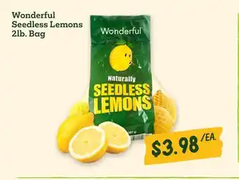Sprouts Farmers Market Wonderful Seedless Lemons offer