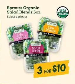 Sprouts Farmers Market Sprouts Organic Salad Blends offer