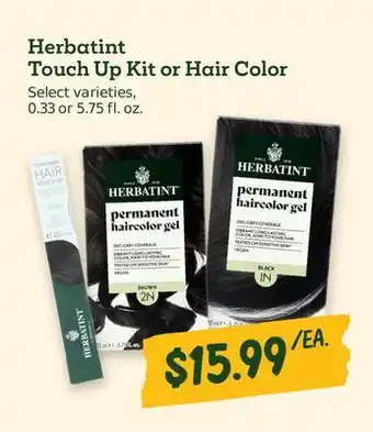 Sprouts Farmers Market Herbatint Touch Up Kit or Hair Color offer