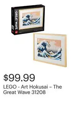 Best Buy LEGO - Art Hokusai – The Great Wave 31208 offer