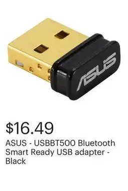 Best Buy ASUS - USBBT500 Bluetooth Smart Ready USB adapter - Black offer