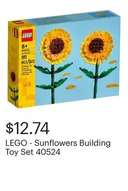 Best Buy LEGO - Sunflowers Building Toy Set 40524 offer