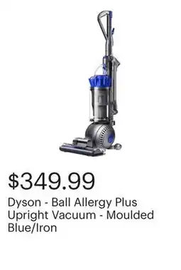 Best Buy Dyson - Ball Allergy Plus Upright Vacuum - Moulded Blue/Iron offer