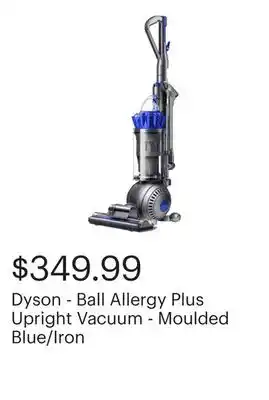 Best Buy Dyson - Ball Allergy Plus Upright Vacuum - Moulded Blue/Iron offer