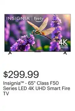 Best Buy Insignia - 65 Class F50 Series LED 4K UHD Smart Fire TV offer