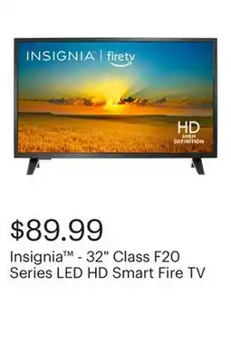 Best Buy Insignia - 32 Class F20 Series LED HD Smart Fire TV offer