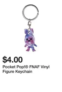 Five Below Pocket Pop! FNAF Vinyl Figure Keychain offer