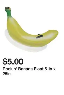 Five Below Rockin' Banana Float 51in x 25in offer