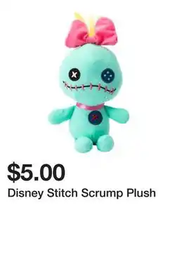 Five Below Disney Stitch Scrump Plush offer