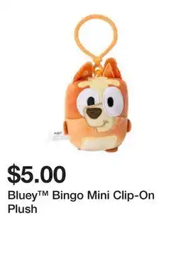 Five Below Bluey Bingo Mini Clip-On Plush offer