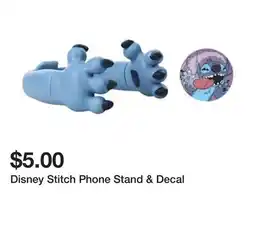 Five Below Disney Stitch Phone Stand & Decal offer