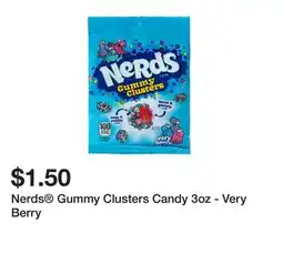 Five Below Nerds Gummy Clusters Candy 3oz - Very Berry offer