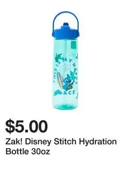 Five Below Zak! Disney Stitch Hydration Bottle 30oz offer
