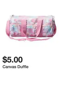 Five Below Canvas Duffle offer