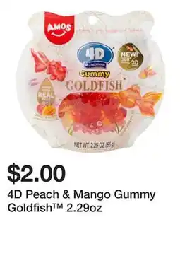 Five Below 4D Peach & Mango Gummy Goldfish 2.29oz offer