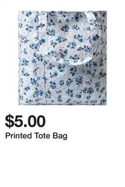 Five Below Printed Tote Bag offer