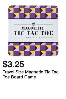 Five Below Travel Size Magnetic Tic Tac Toe Board Game offer