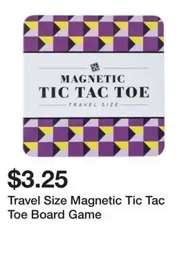 Five Below Travel Size Magnetic Tic Tac Toe Board Game offer