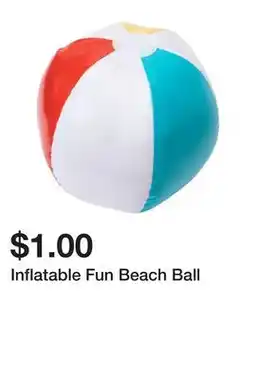 Five Below Inflatable Fun Beach Ball offer