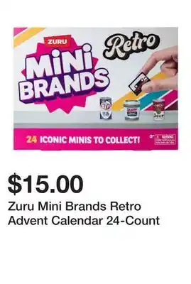 Five Below Zuru Mini Brands Retro Advent Calendar 24-Count offer