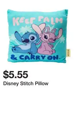 Five Below Disney Stitch Pillow offer