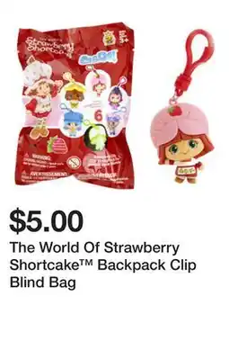 Five Below The World Of Strawberry Shortcake Backpack Clip Blind Bag offer