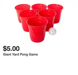 Five Below Giant Yard Pong Game offer