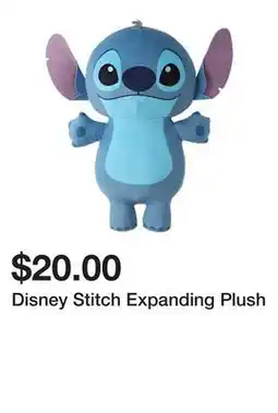 Five Below Disney Stitch Expanding Plush offer