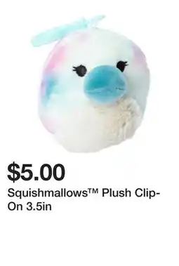 Five Below Squishmallows Plush Clip-On 3.5in offer
