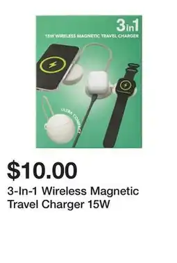 Five Below 3-In-1 Wireless Magnetic Travel Charger 15W offer