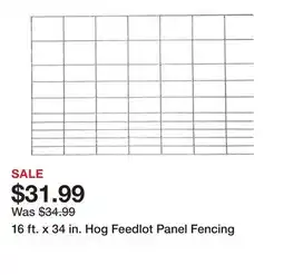 Tractor Supply Company 16 ft. x 34 in. Hog Feedlot Panel Fencing offer