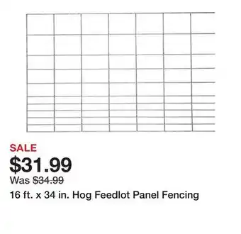 Tractor Supply Company 16 ft. x 34 in. Hog Feedlot Panel Fencing offer
