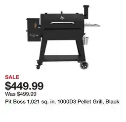 Tractor Supply Company Pit Boss 1,021 sq. in. 1000D3 Pellet Grill, Black offer