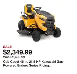 Tractor Supply Company Cub Cadet 46 in. 21.5 HP Kawasaki Gas-Powered Enduro Series Riding Lawn Mower offer