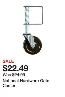 Tractor Supply Company National Hardware Gate Caster offer