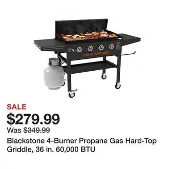 Tractor Supply Company Blackstone 4-Burner Propane Gas Hard-Top Griddle, 36 in. 60,000 BTU offer
