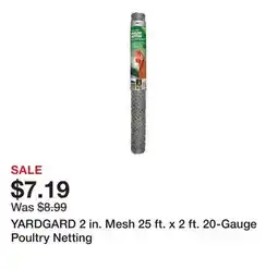 Tractor Supply Company YARDGARD 2 in. Mesh 25 ft. x 2 ft. 20-Gauge Poultry Netting offer
