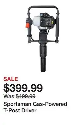 Tractor Supply Company Sportsman Gas-Powered T-Post Driver offer