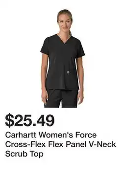 Tractor Supply Company Carhartt Women's Force Cross-Flex Flex Panel V-Neck Scrub Top offer