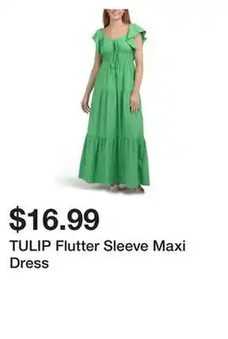 Marshalls TULIP Flutter Sleeve Maxi Dress offer