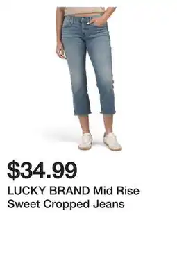 Marshalls LUCKY BRAND Mid Rise Sweet Cropped Jeans offer