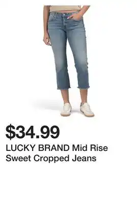 Marshalls LUCKY BRAND Mid Rise Sweet Cropped Jeans offer