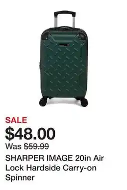 Marshalls SHARPER IMAGE 20in Air Lock Hardside Carry-on Spinner offer