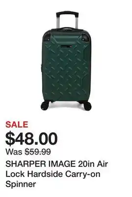 Marshalls SHARPER IMAGE 20in Air Lock Hardside Carry-on Spinner offer