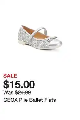 Marshalls GEOX Plie Ballet Flats offer