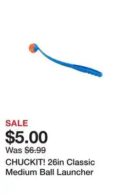 Marshalls CHUCKIT! 26in Classic Medium Ball Launcher offer