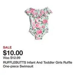 Marshalls RUFFLEBUTTS Infant And Toddler Girls Ruffle One-piece Swimsuit offer